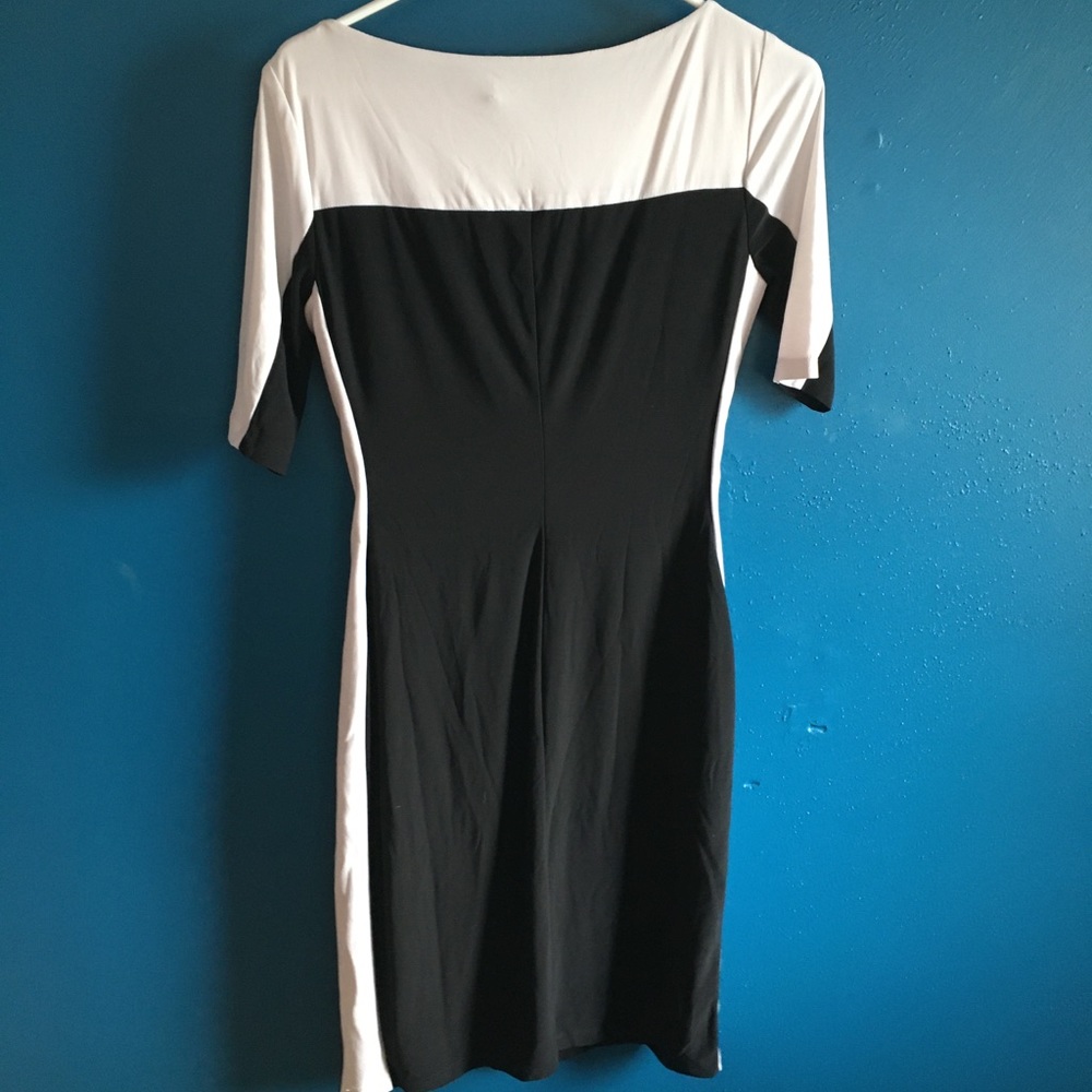 Ralph Lauren black and white dress